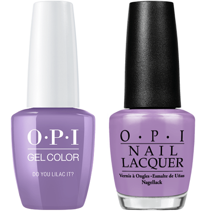 OPI GelColor And Nail Lacquer,B29, Do You Lilac It 0.5oz 